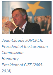 Jean-Claude Juncker, président du CIFE de 2005 à 2014. Capture d'écran.