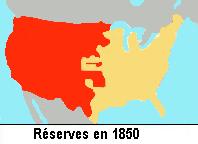Réserves en 1850