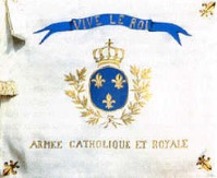 Drapeau de l'armée catholique et royale