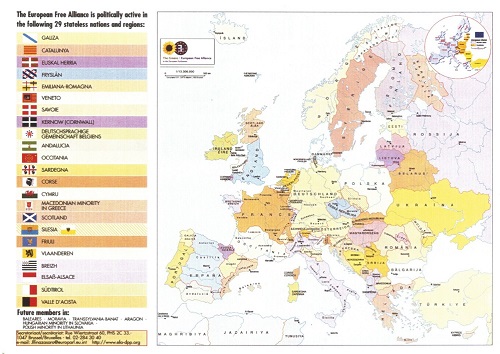 carte des Verts/Alliance Libre Européenne, 2004